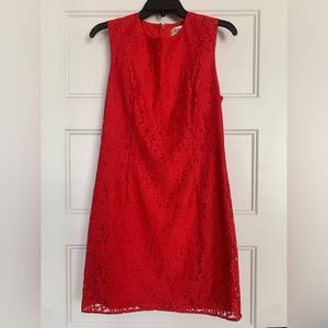 Bright Red Midi Dress
